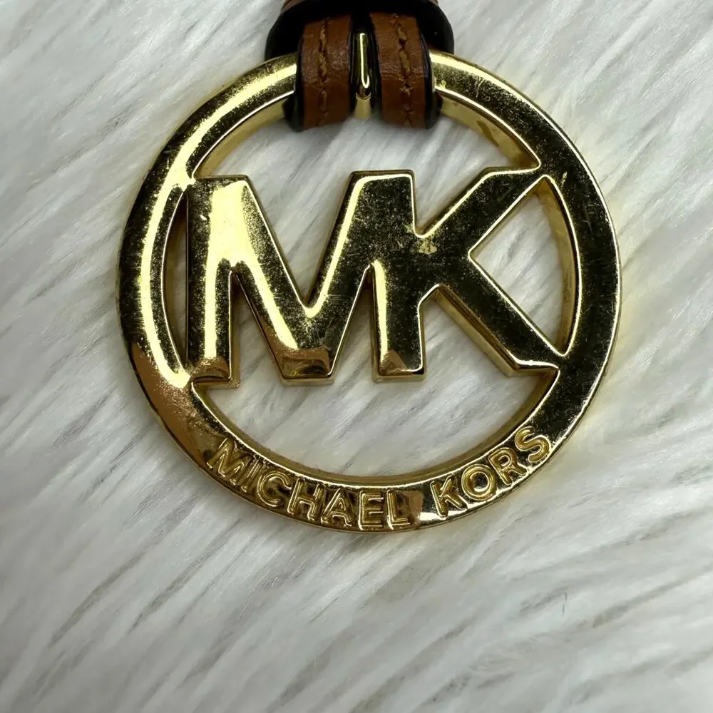 Michael Kors Brown Gold Bag Charm